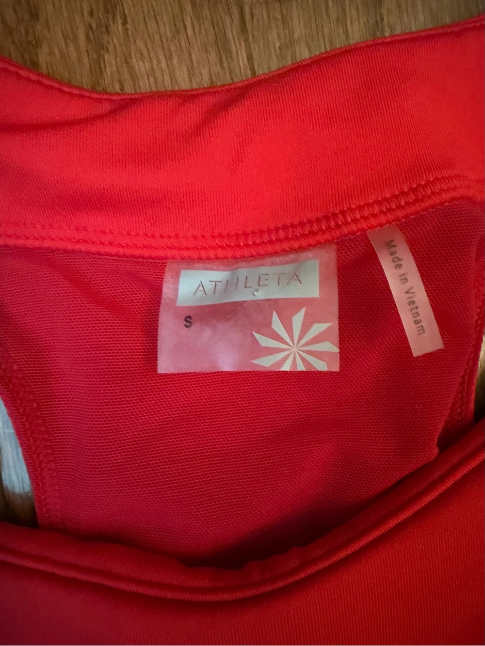 Athleta Bright Red Racerback Performance Tank - Picture 2 of 2